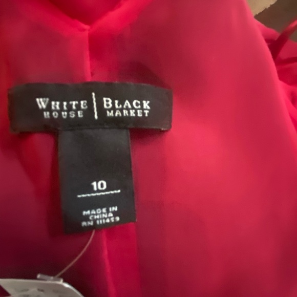 NWT Black house white market read pleated dress - Picture 4 of 5